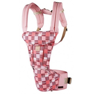 Ecleve Organic Hipseat Carrier - Composition Pink